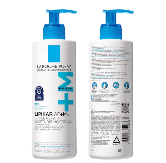 La Roche-Posay Lipikar AP+Max Triple Repair Moisturizing Cream 400ml