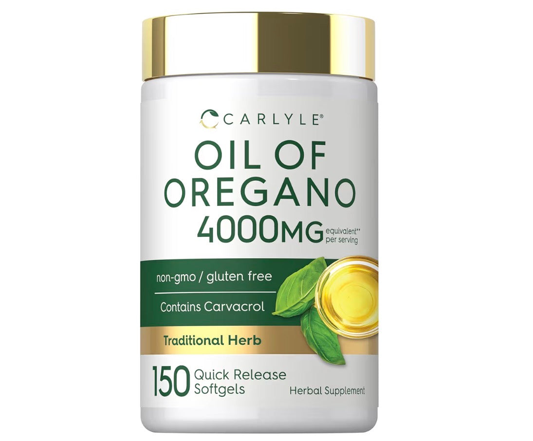 Carlyle Oil of Oregano 4000mg 150 Softgels