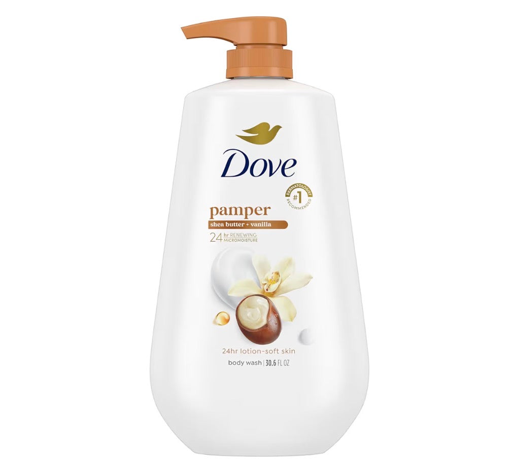 Dove Pamper Shea Butter & Vanilla Body Wash 905ml