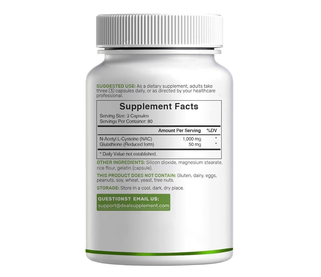 Deal Supplement NAC with Glutathione 1000mg