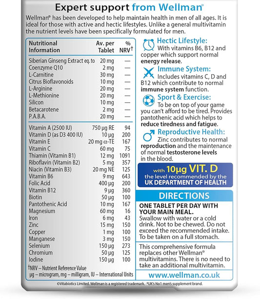 Vitabiotics Wellman Original 30 Tablets