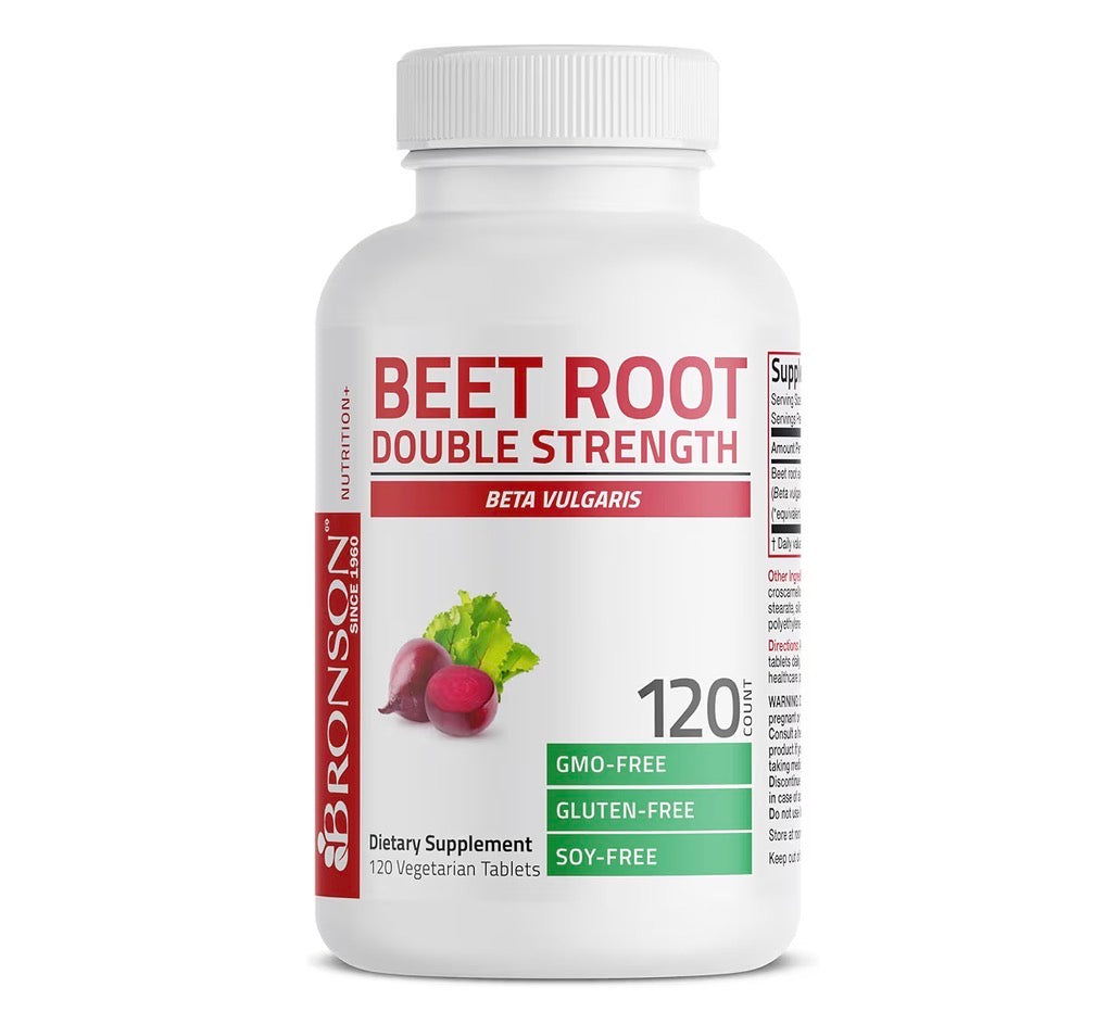 Bronson Beet Root Double Strength 120 Veg Tablets