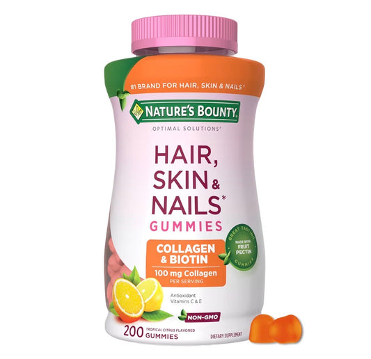 Nature's Bounty Hair, Skin & Nails Gummies, 200 Count