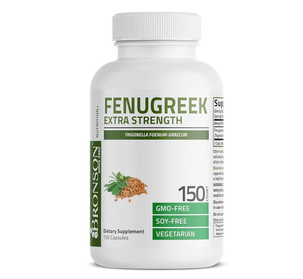 Bronson Fenugreek Extra Strength 150 Capsules