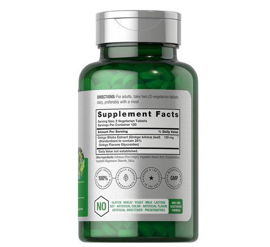 Horbäach Ginkgo Biloba 120mg 240 Tablets