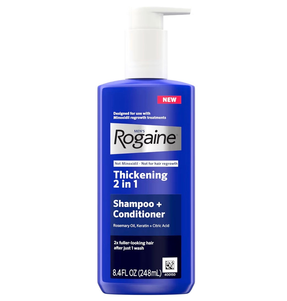 Men's Rogaine Thickening 2-in-1 Shampoo + Conditioner 248ml