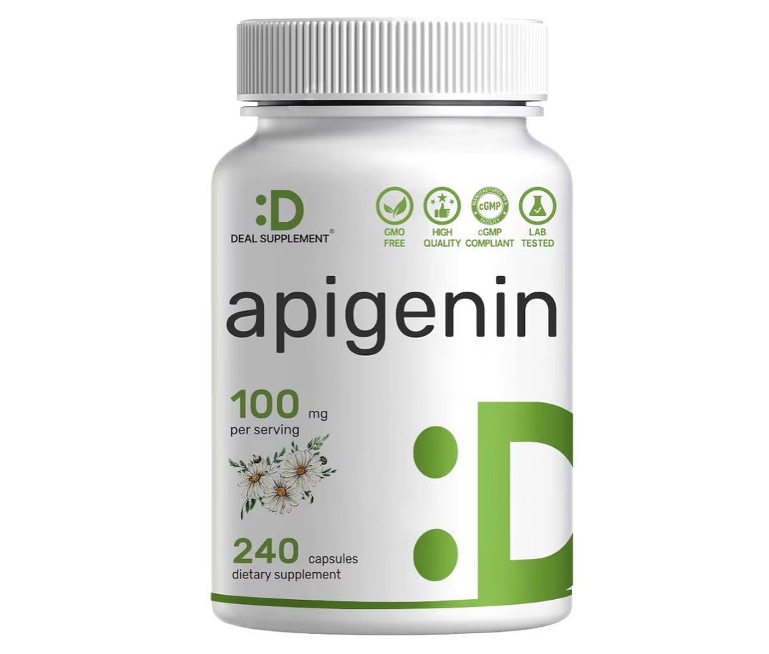 Deal Supplement Apigenin 100mg 240 Capsules
