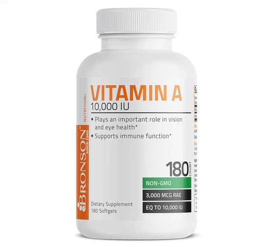 Bronson Vitamin A 10,000 IU 180 Softgels