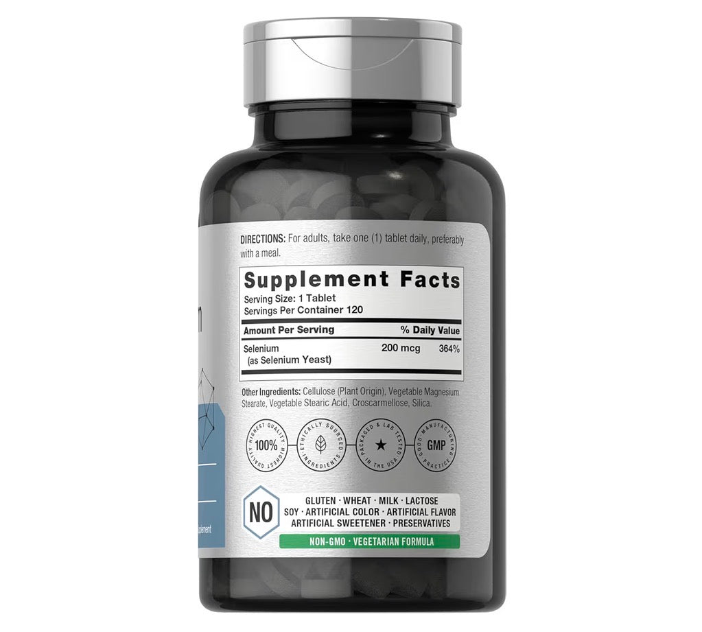 Horbäach Selenium 200mcg 120 Tablets