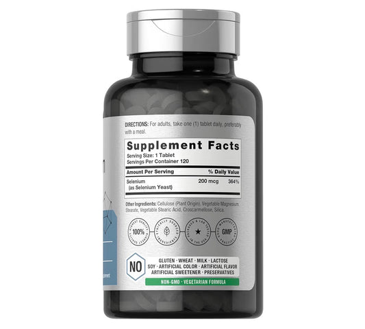 Horbäach Selenium 200mcg 120 Tablets