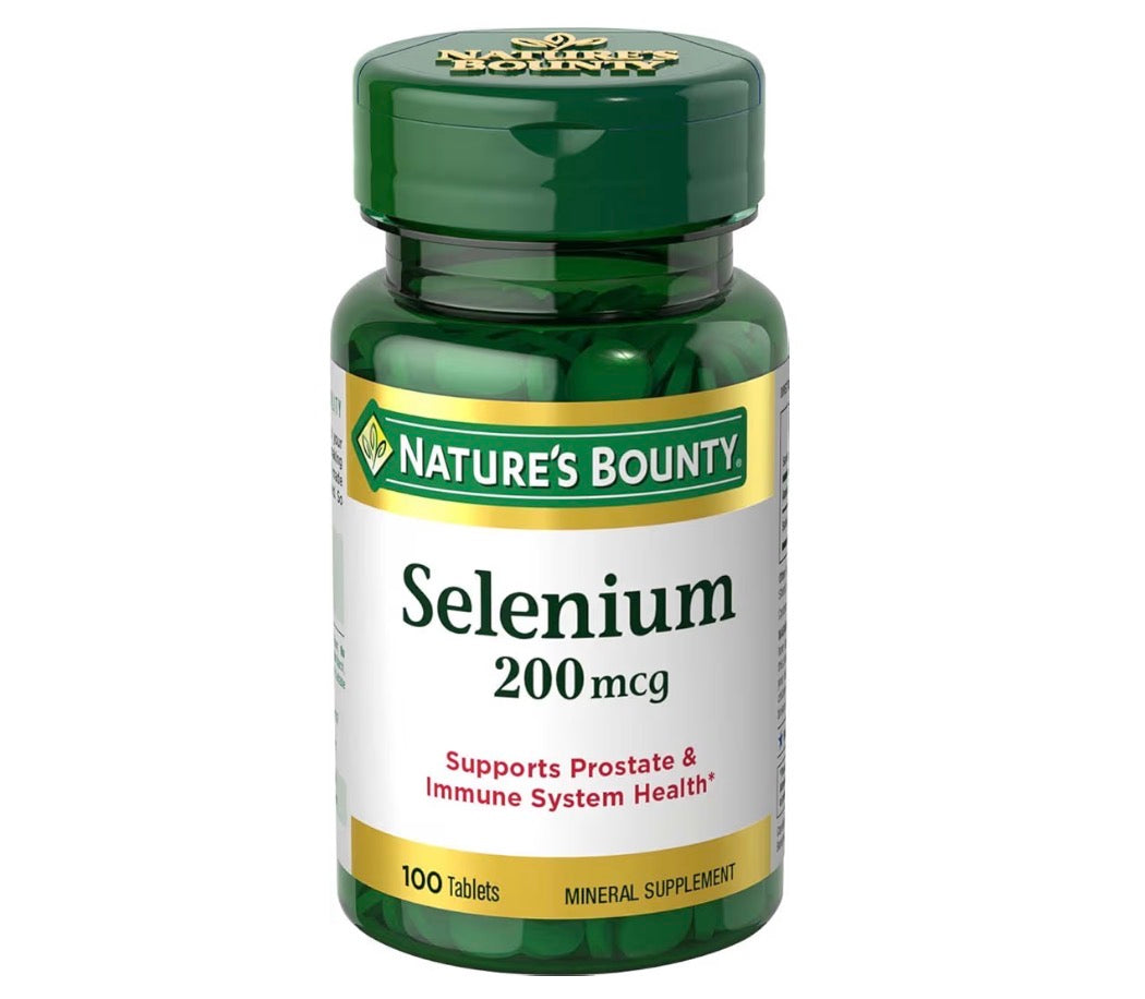 Nature's Bounty Selenium 200mcg 100 Tablets