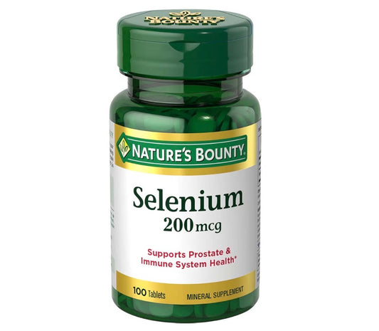 Nature's Bounty Selenium 200mcg 100 Tablets