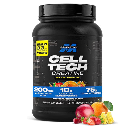 MuscleTech Cell-Tech Creatine Max Strength Tropical Citrus Punch 2.9lb