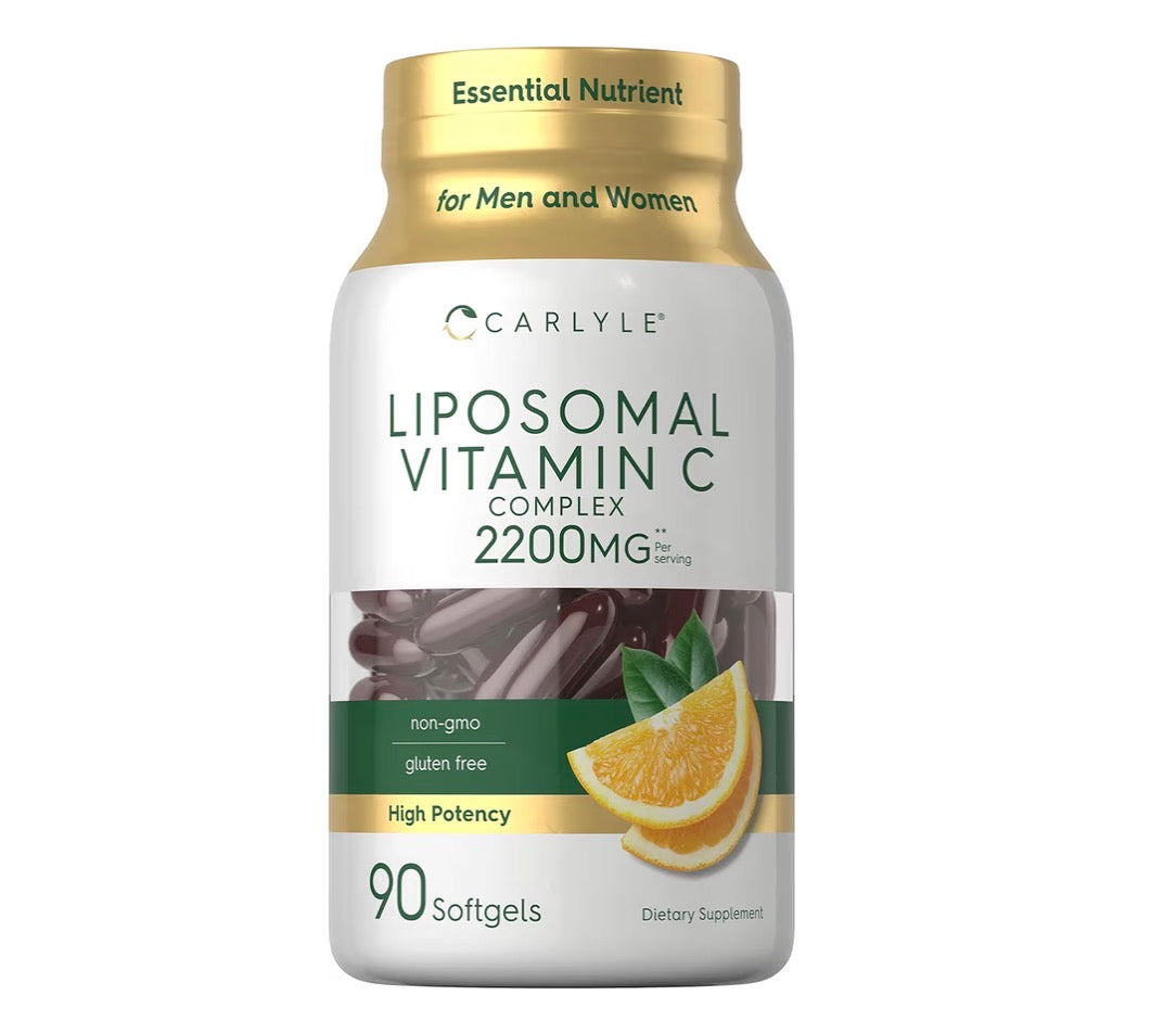 Carlyle Liposomal Vitamin C Complex 2200mg, 90 Softgels