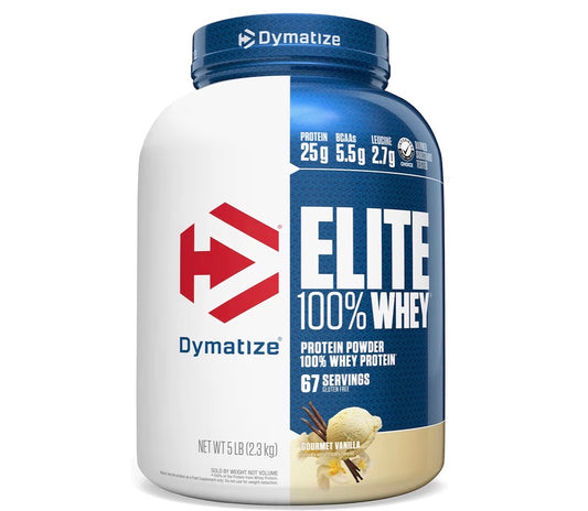 Dymatize Elite 100% Whey Protein Powder Gourmet Vanilla 5lb