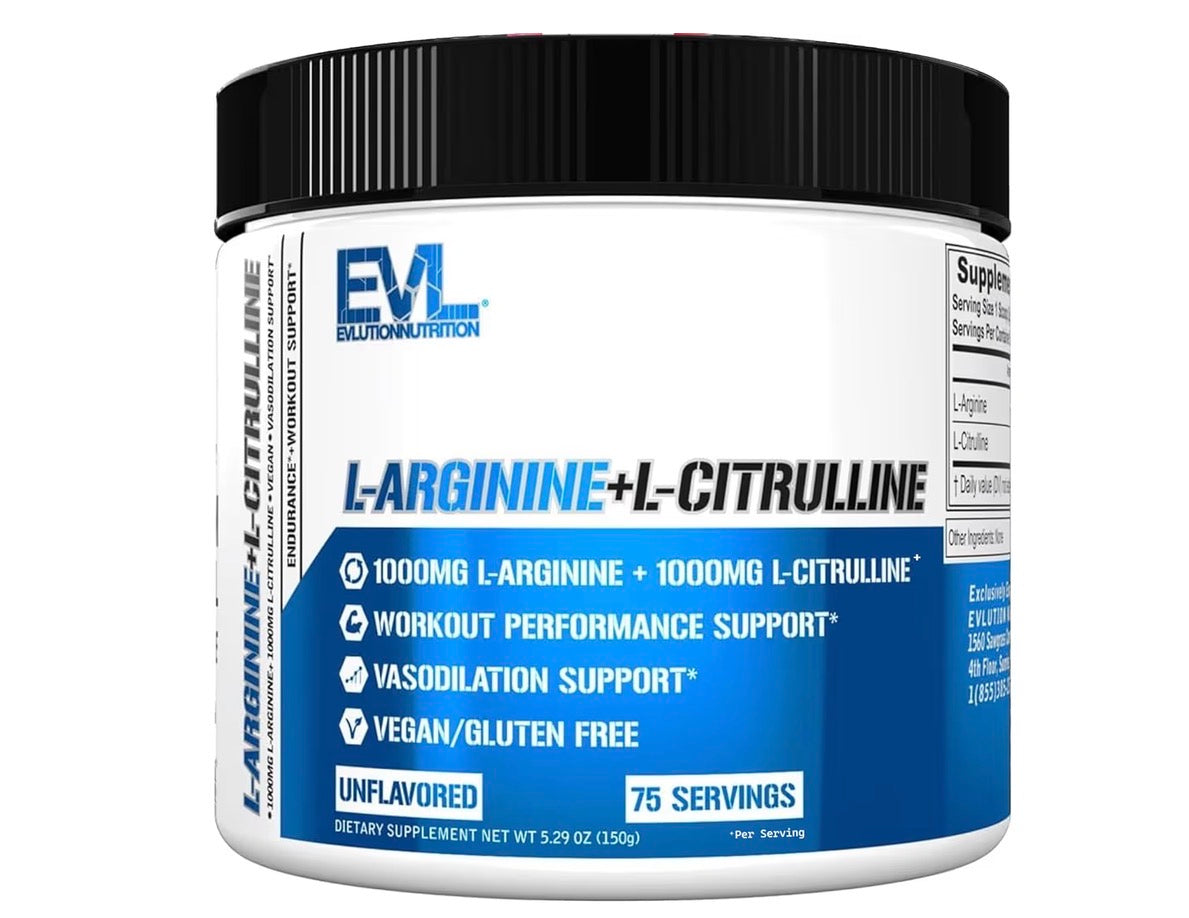 Evlution Nutrition L-Arginine + L-Citrulline Unflavored 150g
