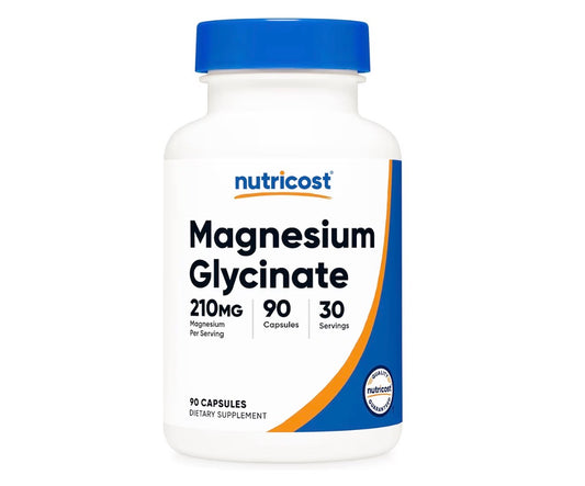 Nutricost Magnesium Glycinate 210mg 90 Capsules