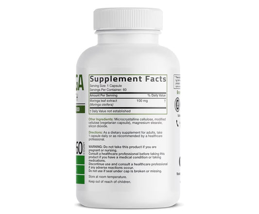 Bronson Moringa Extra Strength 60 Capsules