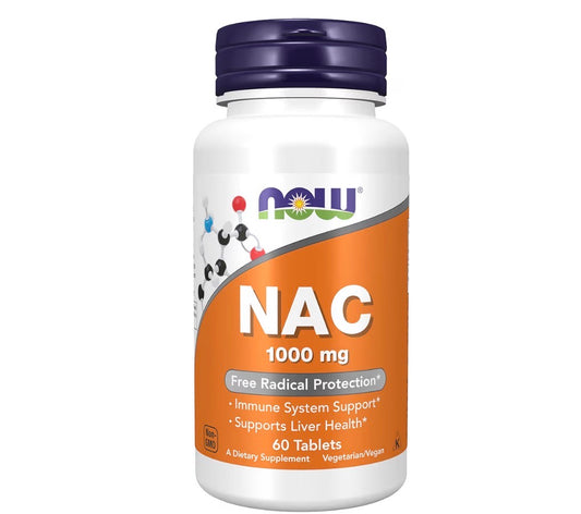 NOW Foods NAC 1000mg 60 Tablets