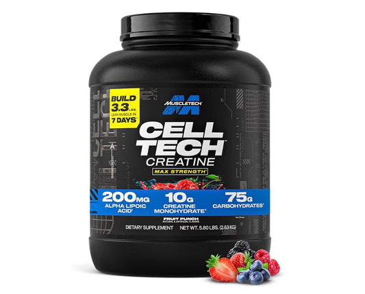 MuscleTech Cell-Tech Creatine Fruit Punch 2.63kg